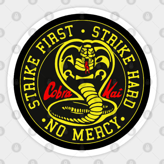 Cobra Kai No Mercy Sticker by Scar